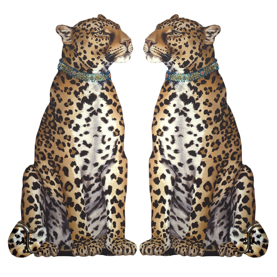 Trompe L'Oeil Leopard Firescreen